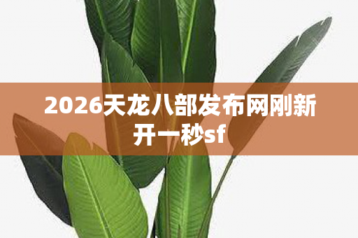 2026天龙八部发布网刚新开一秒sf