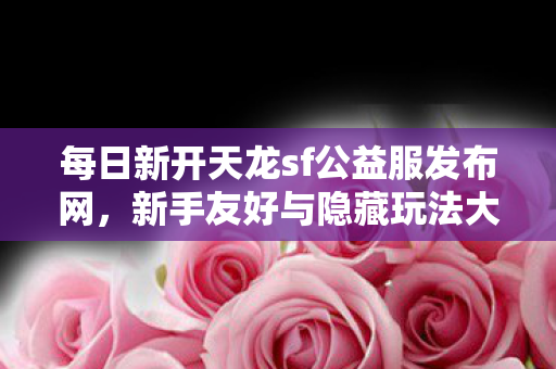 每日新开天龙sf公益服发布网图片