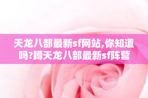 蹲天龙八部最新sf阵营两年图片