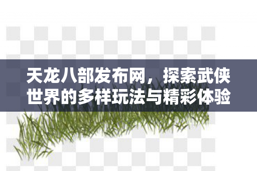 探索武侠世界的多样玩法与精彩体验天龙八部私服图片