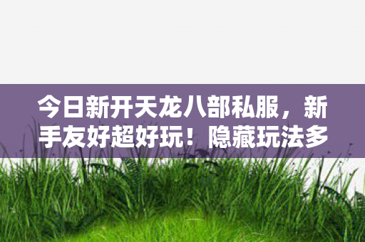 今日新开天龙八部私服图片