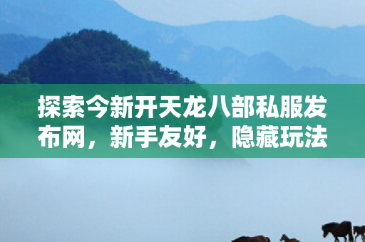 探索今新开天龙八部私服发布网图片