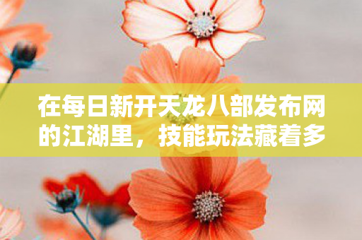 技能玩法藏着多少不为人知的门道天龙私服图片