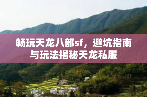 避坑指南与玩法揭秘天龙私服图片