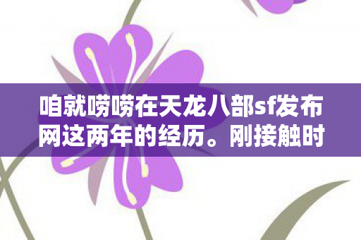 咱就唠唠在天龙八部sf发布网这两年的经历图片