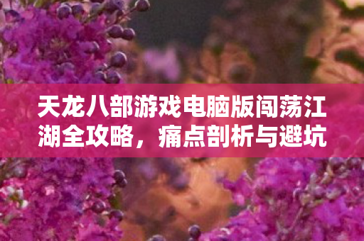 天龙八部游戏电脑版闯荡江湖全攻略图片