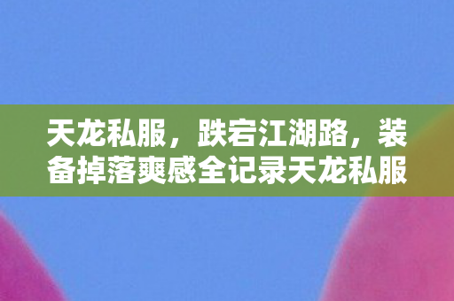 装备掉落爽感全记录天龙私服图片