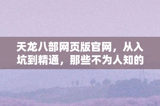 那些不为人知的游戏秘籍大公开天龙私服图片