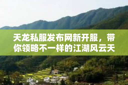 带你领略不一样的江湖风云天龙八部私服图片