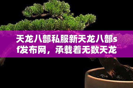 天龙八部私服新天龙八部sf发布网图片