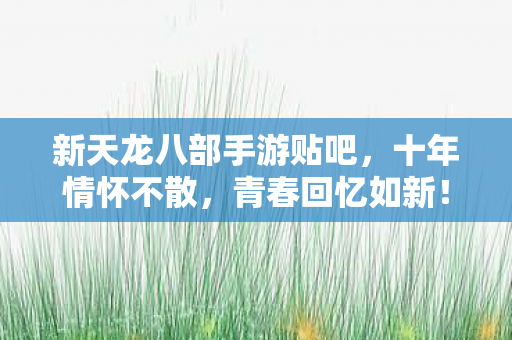 新天龙八部手游贴吧,十年情怀不散,青春回忆如新!实测认证避坑指南大公开!天龙八部私服 新天龙八部手游贴吧,十年情怀不散,青春回忆如新!实测认证避坑指南大公开!天龙八部私服