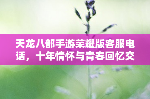 天龙八部手游荣耀版客服电话,十年情怀与青春回忆交织的实测认证指南!天龙私服 天龙八部手游荣耀版客服电话,十年情怀与青春回忆交织的实测认证指南!天龙私服