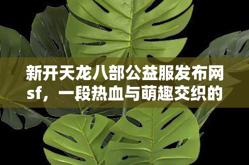 一段热血与萌趣交织的江湖血泪史天龙八部私服图片