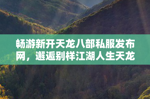畅游新开天龙八部私服发布网图片