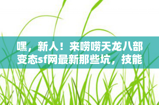 来唠唠天龙八部变态sf网最新那些坑图片