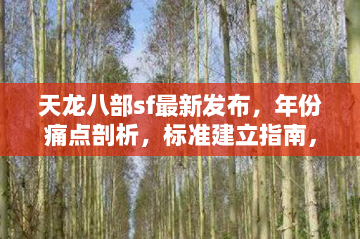 天龙八部sf最新发布图片
