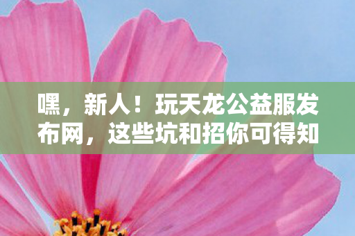 这些坑和招你可得知道图片