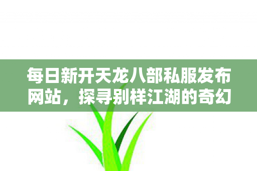 探寻别样江湖的奇幻之旅天龙八部私服图片
