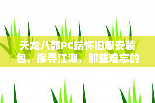 天龙八部PC端怀旧服安装包图片