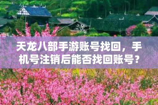 手机号注销后能否找回账号图片