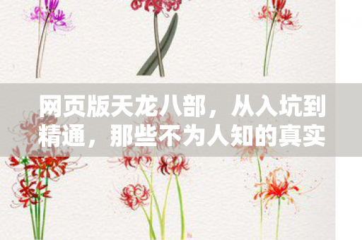 那些不为人知的真实技巧与避坑指南天龙八部私服图片