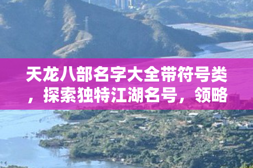 天龙八部名字大全带符号类，探索独特江湖名号，领略别样游戏风情天龙私服