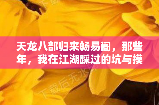 天龙八部归来畅易阁,那些年,我在江湖踩过的坑与摸出的野路子天龙八部私服 天龙八部归来畅易阁,那些年,我在江湖踩过的坑与摸出的野路子天龙八部私服