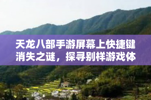 天龙八部手游屏幕上快捷键消失之谜,探寻别样游戏体验天龙私服 天龙八部手游屏幕上快捷键消失之谜,探寻别样游戏体验天龙私服