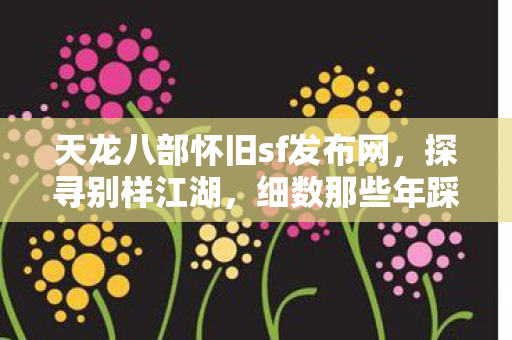 细数那些年踩过的坑与摸出的野路子天龙私服图片