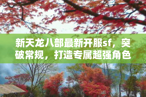 新天龙八部最新开服sf，突破常规，打造专属超强角色天龙私服