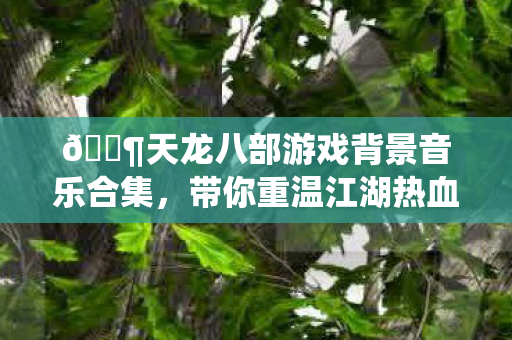 天龙八部游戏背景音乐合集图片