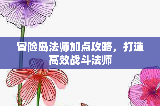 冒险岛法师加点攻略图片