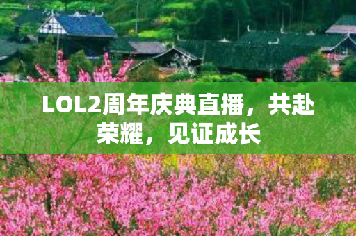 LOL2周年庆典直播图片