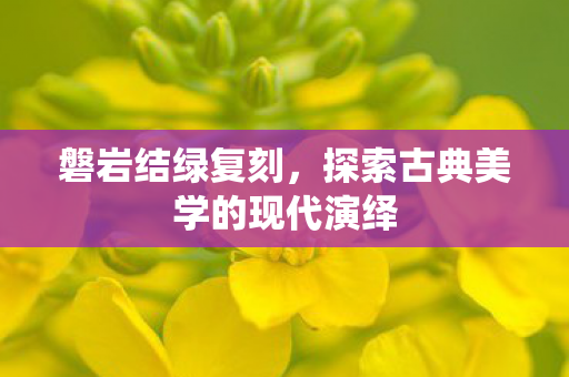 探索古典美学的现代演绎图片
