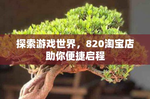 820淘宝店助你便捷启程图片