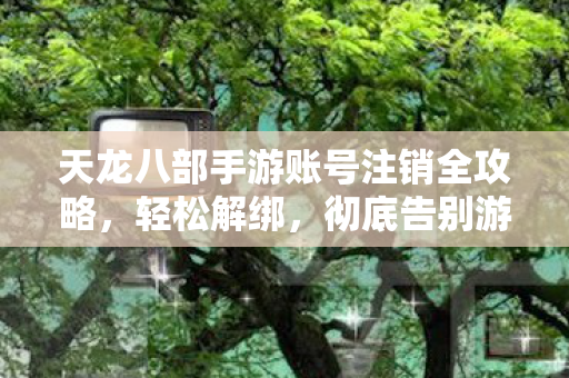 天龙八部手游账号注销全攻略图片