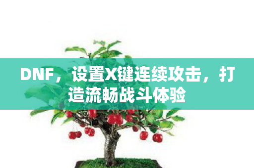设置X键连续攻击图片