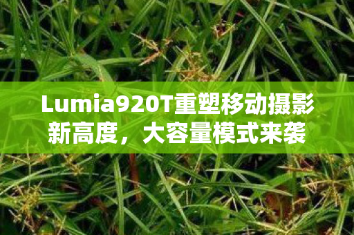 Lumia920T重塑移动摄影新高度图片