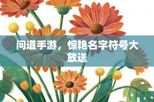 惊艳名字符号大放送图片