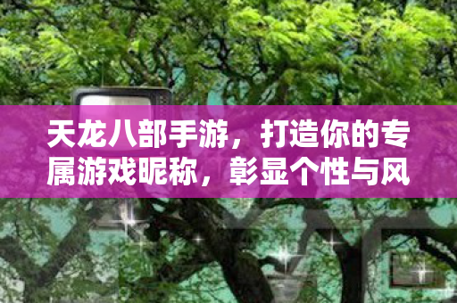打造你的专属游戏昵称图片
