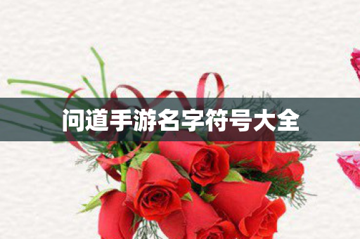 问道手游名字符号大全图片