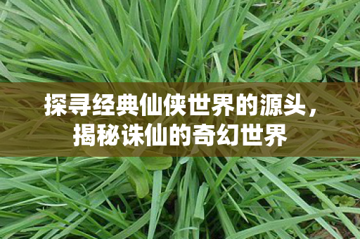 探寻经典仙侠世界的源头图片