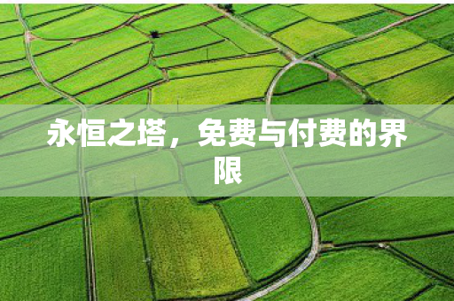 免费与付费的界限图片