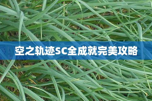 空之轨迹SC全成就完美攻略图片