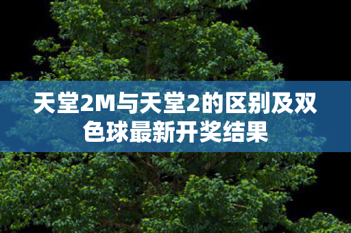 天堂2M与天堂2的区别及双色球最新开奖结果图片
