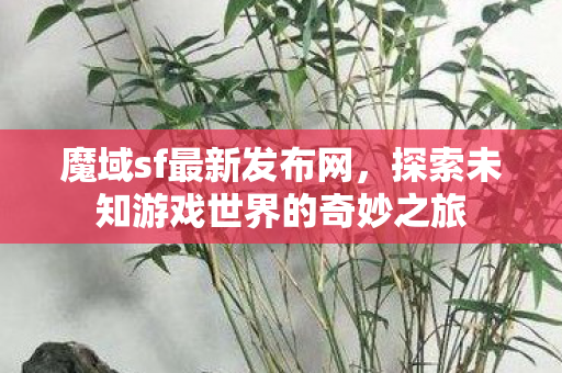 探索未知游戏世界的奇妙之旅图片