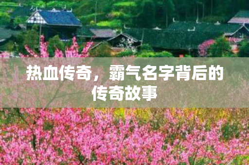 霸气名字背后的传奇故事图片