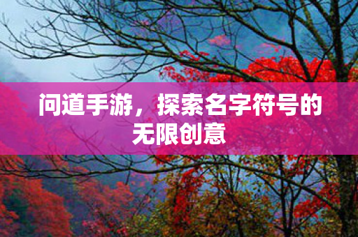 探索名字符号的无限创意图片