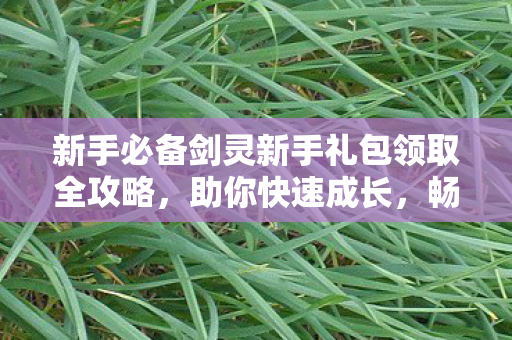 新手必备剑灵新手礼包领取全攻略图片