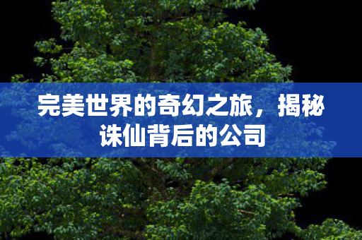 完美世界的奇幻之旅图片
